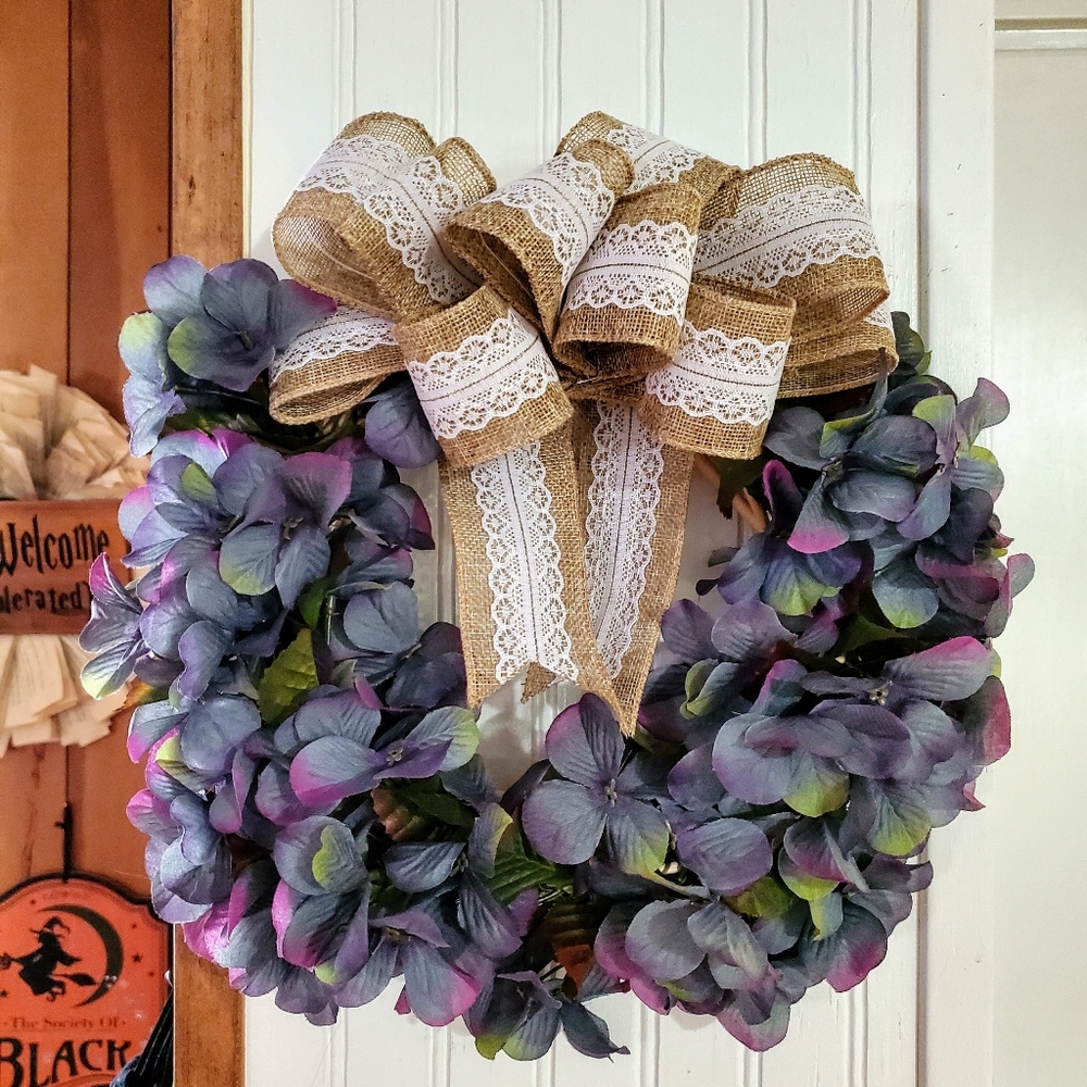 Farmhouse Hydrangea Wreath